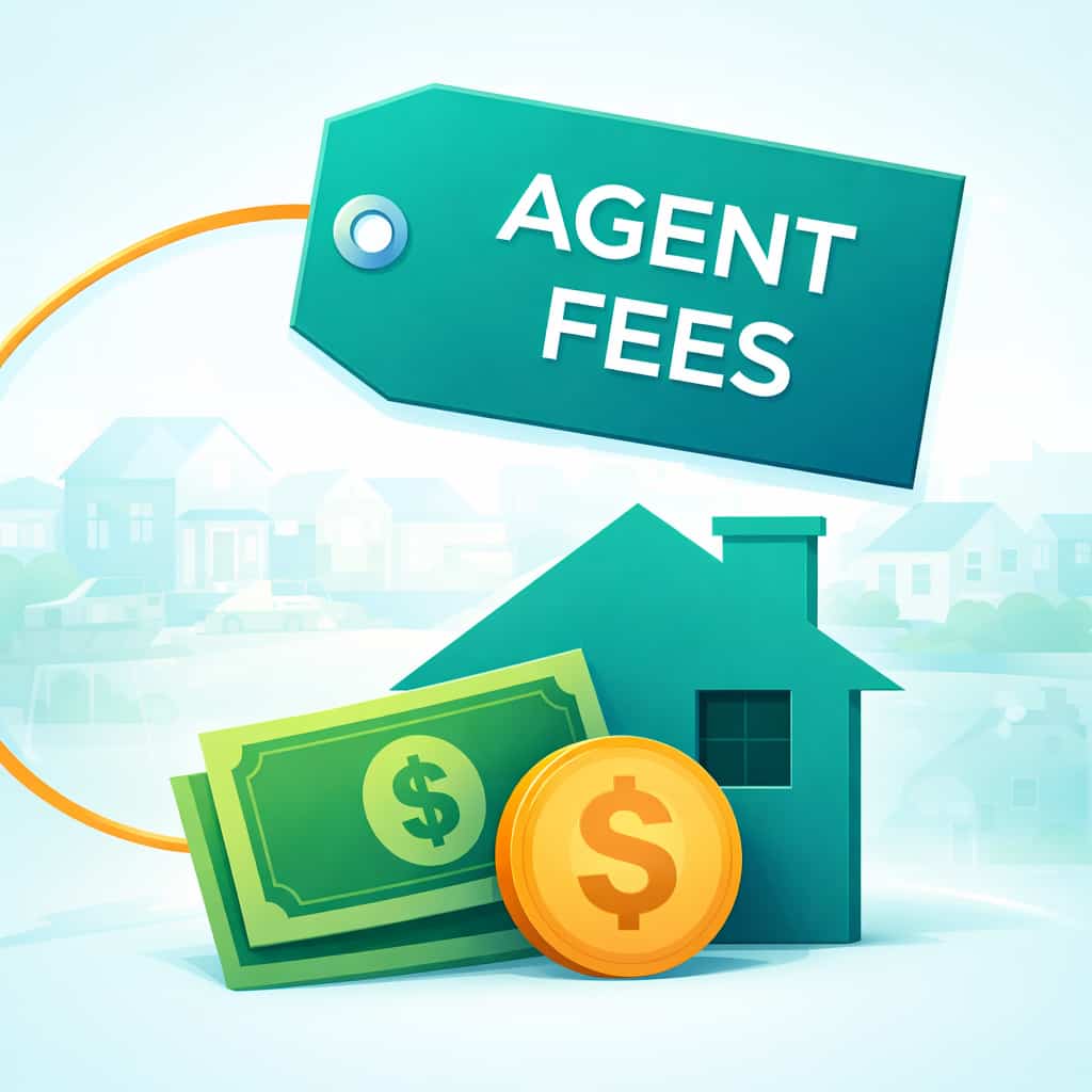 Albany real estate agent fee concept